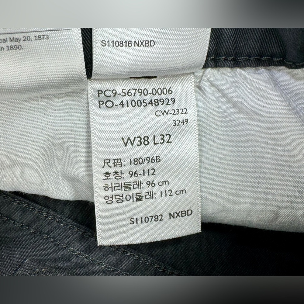 DOCKERS All Seasons Tech Straight Fit Jean Cut Pant Men's Sz 38x32 Heather Gray - Picture 8 of 13